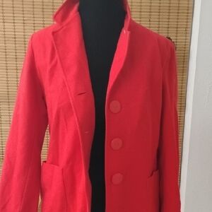 American Science Vintage Red Woman's Gorgeous Coat Excellent Condition